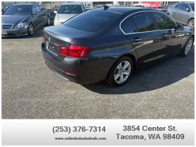 2013 BMW 5 SERIES SEDAN 4-CYL, TURBO, 2.0 LITER 528I XDRIVE SEDAN 4D