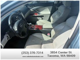2006 LEXUS IS SEDAN V6, 2.5 LITER IS 250 SEDAN 4D