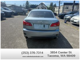 2006 LEXUS IS SEDAN V6, 2.5 LITER IS 250 SEDAN 4D