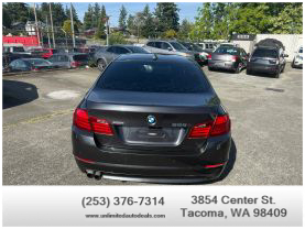 2013 BMW 5 SERIES SEDAN 4-CYL, TURBO, 2.0 LITER 528I XDRIVE SEDAN 4D