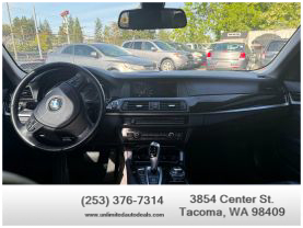 2013 BMW 5 SERIES SEDAN 4-CYL, TURBO, 2.0 LITER 528I XDRIVE SEDAN 4D