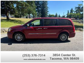 2011 CHRYSLER TOWN & COUNTRY VAN V6, 3.6 LITER LIMITED MINIVAN 4D