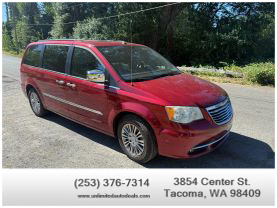 2011 CHRYSLER TOWN & COUNTRY VAN V6, 3.6 LITER LIMITED MINIVAN 4D
