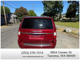 2011 CHRYSLER TOWN & COUNTRY VAN V6, 3.6 LITER LIMITED MINIVAN 4D