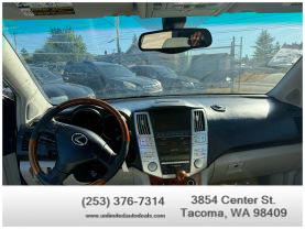 2004 LEXUS RX SUV V6, 3.3 LITER RX 330 SPORT UTILITY 4D