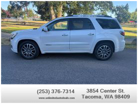 2013 GMC ACADIA SUV V6, 3.6 LITER DENALI SPORT UTILITY 4D