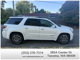 2013 GMC ACADIA SUV V6, 3.6 LITER DENALI SPORT UTILITY 4D
