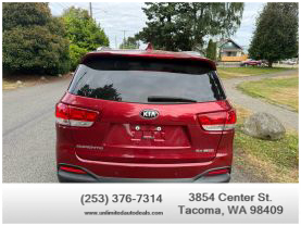 2017 KIA SORENTO SUV 4-CYL, TURBO, GDI, 2.0 LITER EX SPORT UTILITY 4D