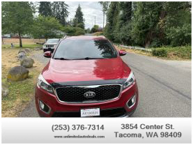 2017 KIA SORENTO SUV 4-CYL, TURBO, GDI, 2.0 LITER EX SPORT UTILITY 4D