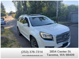 2013 GMC ACADIA SUV V6, 3.6 LITER DENALI SPORT UTILITY 4D