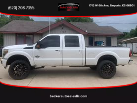 2012 FORD F250 SUPER DUTY CREW CAB PICKUP V8, TURBO DIESEL, 6.7L LARIAT PICKUP 4D 6 3/4 FT - Becker Auto Sales LLC in Emporia, KS