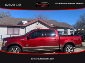 2015 FORD F150 SUPERCREW CAB PICKUP V6, ECOBOOST, TT, 3.5L KING RANCH PICKUP 4D 5 1/2 FT - Becker Auto Sales LLC in Emporia, KS