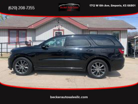 2017 DODGE DURANGO SUV V6, 3.6 LITER GT SPORT UTILITY 4D - Becker Auto Sales LLC in Emporia, KS