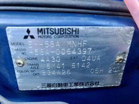 1995 MITSUBISHI PAJERO MINI SUV 4A30T VR-II