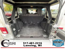 2017 JEEP WRANGLER UNLIMITED SUV V6, 3.6 LITER SAHARA SPORT UTILITY 4D