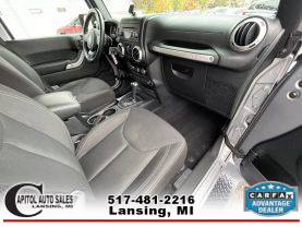 2017 JEEP WRANGLER UNLIMITED SUV V6, 3.6 LITER SAHARA SPORT UTILITY 4D