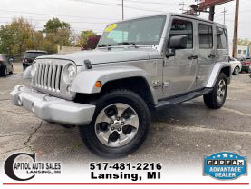 2017 JEEP WRANGLER UNLIMITED SUV V6, 3.6 LITER SAHARA SPORT UTILITY 4D