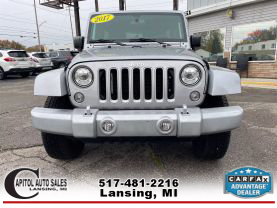 2017 JEEP WRANGLER UNLIMITED SUV V6, 3.6 LITER SAHARA SPORT UTILITY 4D