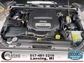 2017 JEEP WRANGLER UNLIMITED SUV V6, 3.6 LITER SAHARA SPORT UTILITY 4D