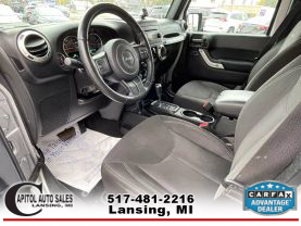 2017 JEEP WRANGLER UNLIMITED SUV V6, 3.6 LITER SAHARA SPORT UTILITY 4D