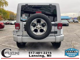 2017 JEEP WRANGLER UNLIMITED SUV V6, 3.6 LITER SAHARA SPORT UTILITY 4D