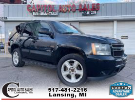 2009 CHEVROLET TAHOE SUV V8, FLEX FUEL, 5.3 LITER LT SPORT UTILITY 4D