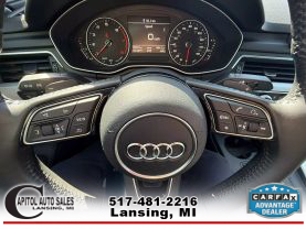 2017 AUDI A4 SEDAN 4-CYL, TURBO, 2.0 LITER PREMIUM SEDAN 4D