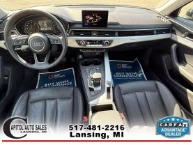 2017 AUDI A4 SEDAN 4-CYL, TURBO, 2.0 LITER PREMIUM SEDAN 4D