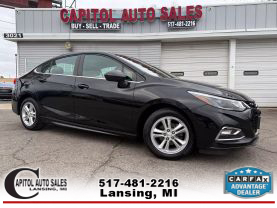2018 CHEVROLET CRUZE SEDAN 4-CYL, TURBO, 1.4 LITER LT SEDAN 4D