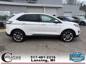 2016 FORD EDGE SUV V6, 3.5 LITER TITANIUM SPORT UTILITY 4D