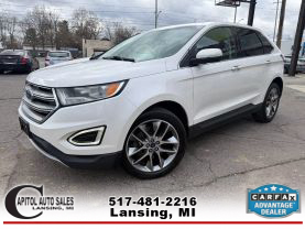 2016 FORD EDGE SUV V6, 3.5 LITER TITANIUM SPORT UTILITY 4D