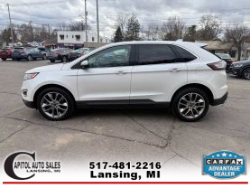 2016 FORD EDGE SUV V6, 3.5 LITER TITANIUM SPORT UTILITY 4D