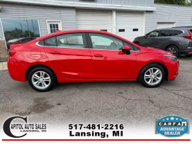 2016 CHEVROLET CRUZE SEDAN 4-CYL, TURBO, 1.4 LITER LT SEDAN 4D