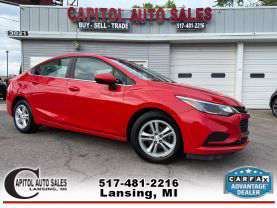 2016 CHEVROLET CRUZE SEDAN 4-CYL, TURBO, 1.4 LITER LT SEDAN 4D
