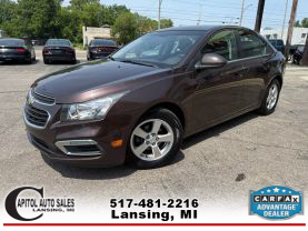 2015 CHEVROLET CRUZE SEDAN 4-CYL, ECOTEC, 1.4T 1LT SEDAN 4D