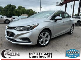 2017 CHEVROLET CRUZE SEDAN 4-CYL, TURBO, 1.4 LITER PREMIER SEDAN 4D