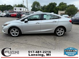 2017 CHEVROLET CRUZE SEDAN 4-CYL, TURBO, 1.4 LITER PREMIER SEDAN 4D