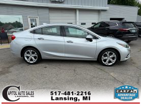 2017 CHEVROLET CRUZE SEDAN 4-CYL, TURBO, 1.4 LITER PREMIER SEDAN 4D