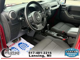 2012 JEEP WRANGLER SUV V6, 3.6 LITER UNLIMITED SPORT SUV 4D