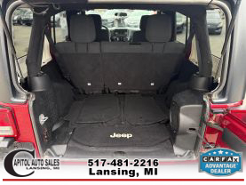 2012 JEEP WRANGLER SUV V6, 3.6 LITER UNLIMITED SPORT SUV 4D