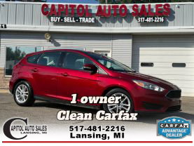 2017 FORD FOCUS HATCHBACK 4-CYL, FLEX FUEL, 2.0L SE HATCHBACK 4D