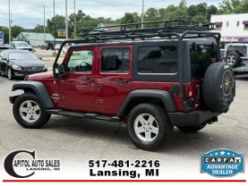 2012 JEEP WRANGLER SUV V6, 3.6 LITER UNLIMITED SPORT SUV 4D