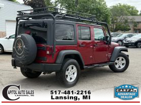 2012 JEEP WRANGLER SUV V6, 3.6 LITER UNLIMITED SPORT SUV 4D