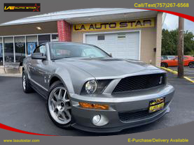 2009 FORD MUSTANG CONVERTIBLE V8, SUPERCHARGED, 5.4L SHELBY GT500 CONVERTIBLE 2D - LA Auto Star