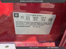 2014 CHEVROLET SONIC SEDAN RED AUTOMATIC - Auto Spot