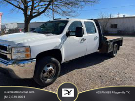 2009 CHEVROLET SILVERADO 3500 HD CREW CAB PICKUP V8, 6.0 LITER WORK TRUCK PICKUP 4D 8 FT