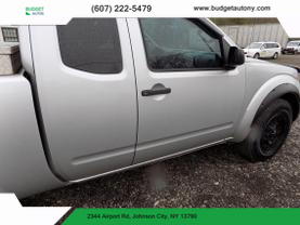 2012 NISSAN FRONTIER KING CAB PICKUP SILVER  MANUAL - Budget Autos