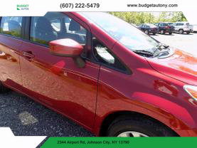 2015 NISSAN VERSA HATCHBACK RED MANUAL - Budget Autos