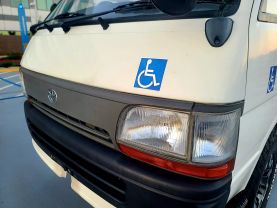 1995 TOYOTA HIACE COMMUTER VAN 3L DX