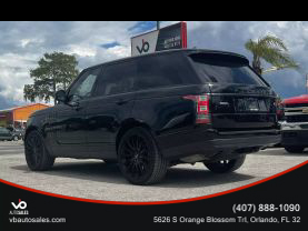 2017 LAND ROVER RANGE ROVER SUV BLACK AUTOMATIC -  V & B Auto Sales